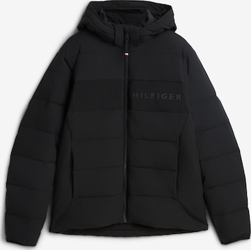 TOMMY HILFIGER Φθινοπωρινό και ανοιξιάτικο μπουφάν σε μαύρο: μπροστά
