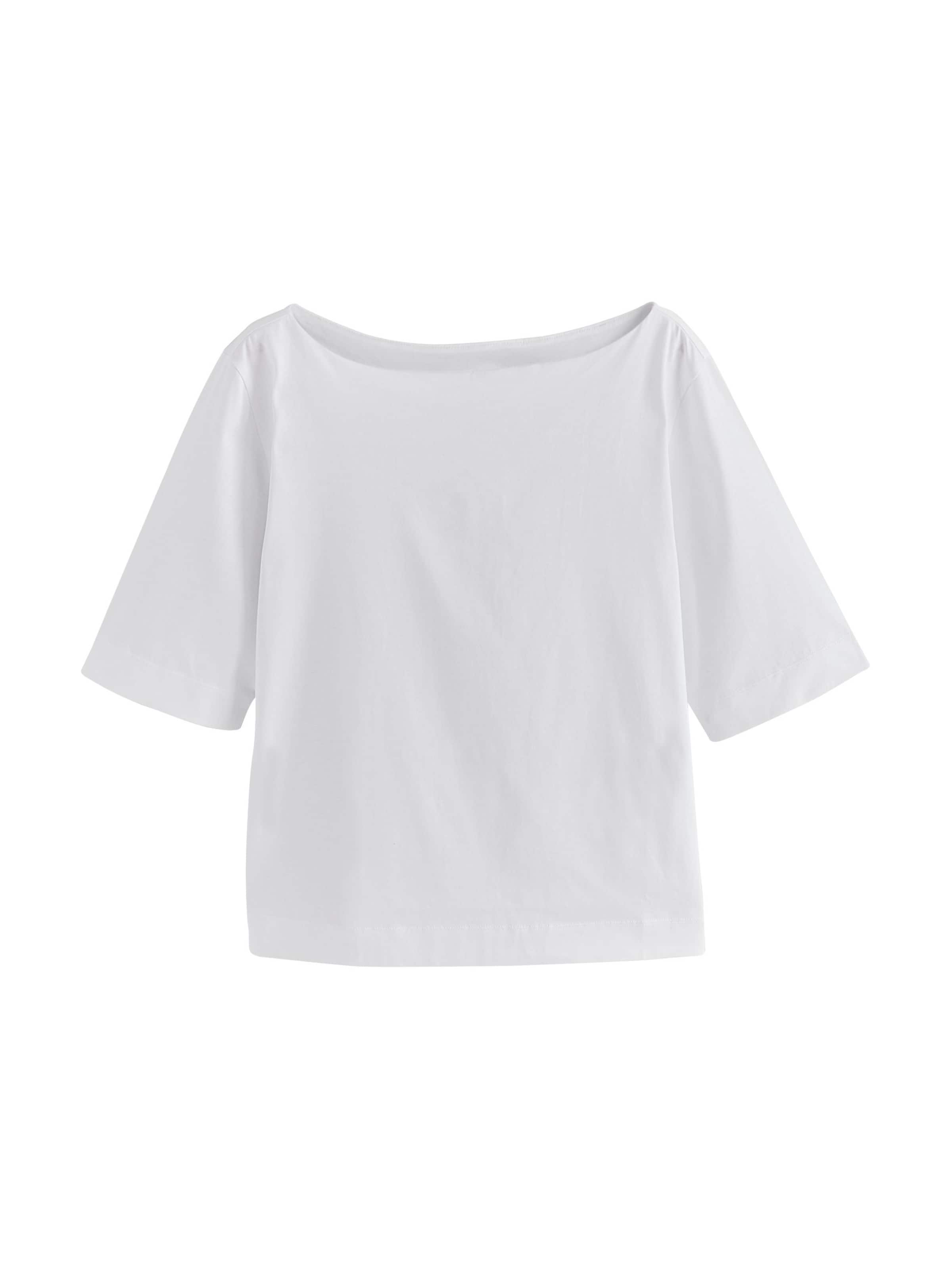 Tricou de la Next pe alb: față
