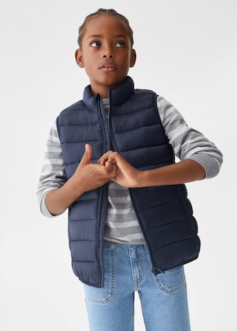 MANGO KIDS Bodywarmer 'Alvaro' in Blauw: voorkant