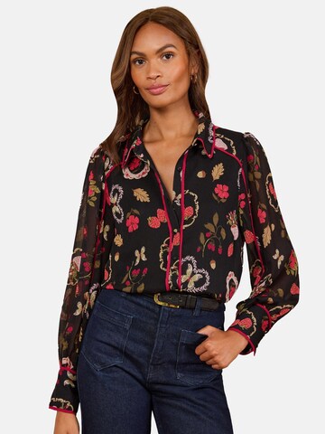 love & roses Bluse i sort: forside