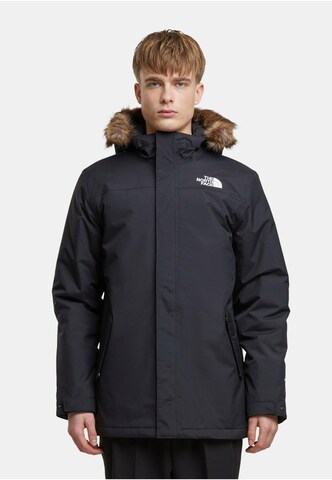 THE NORTH FACE Средняя посадка Зимняя куртка 'Zaneck' в Черный: спереди