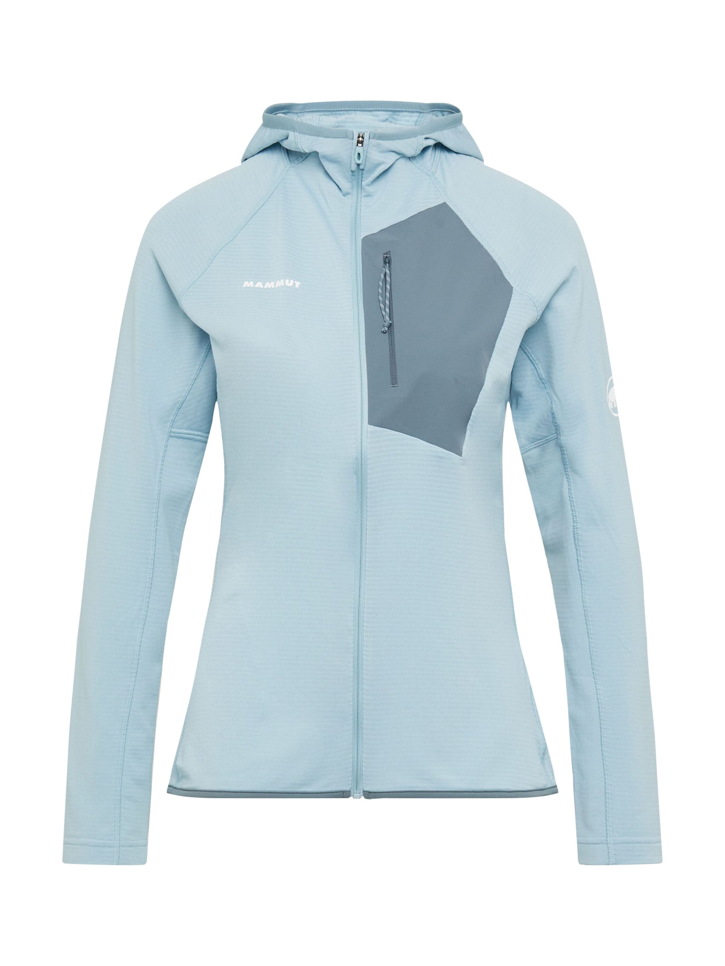 MAMMUT Athletic Fleece Jacket in Blue: front