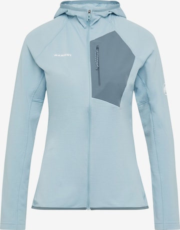 MAMMUT Athletic Fleece Jacket in Blue: front