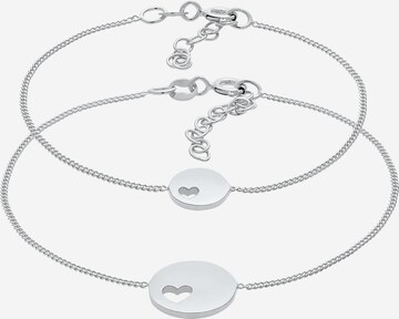 ELLI Jewelry Set in Silver: front