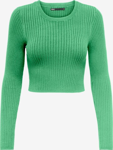 Pull-over 'KAROL' ONLY en vert : devant