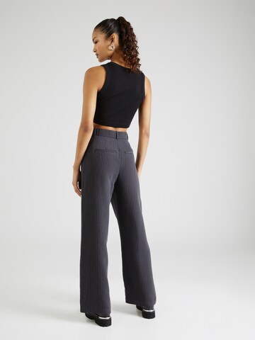 Wide Leg Pantalon à pince Abercrombie & Fitch en noir