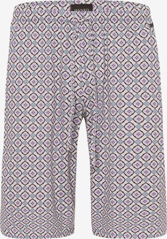 Hanro Pyjamabroek ' Night & Day ' in Blauw: voorkant