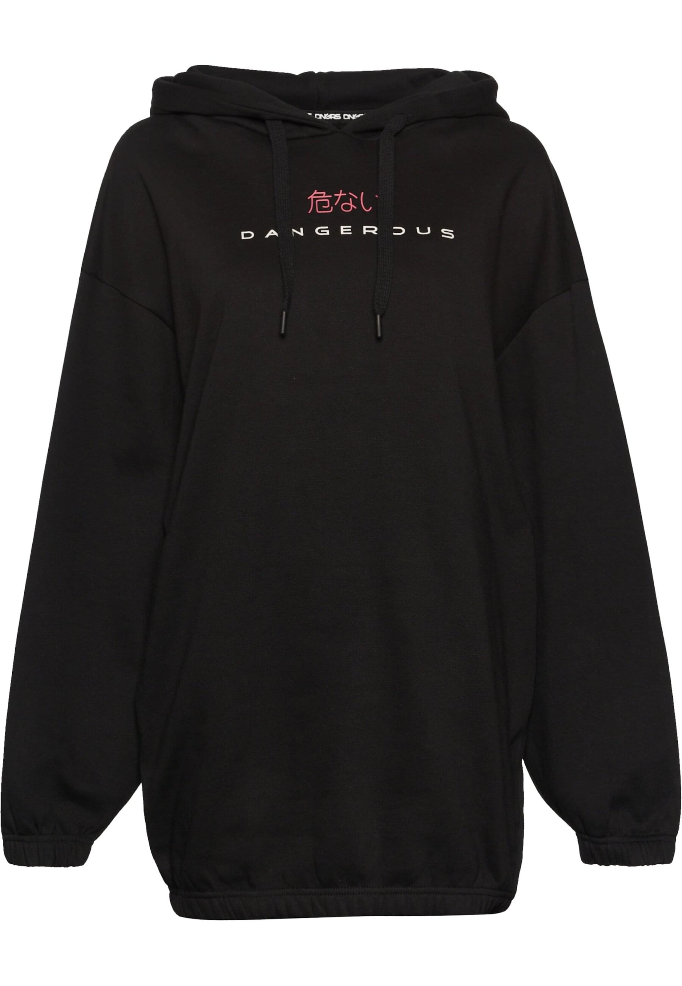 Dangerous DNGRS Sweatshirt in Schwarz: Vorderseite
