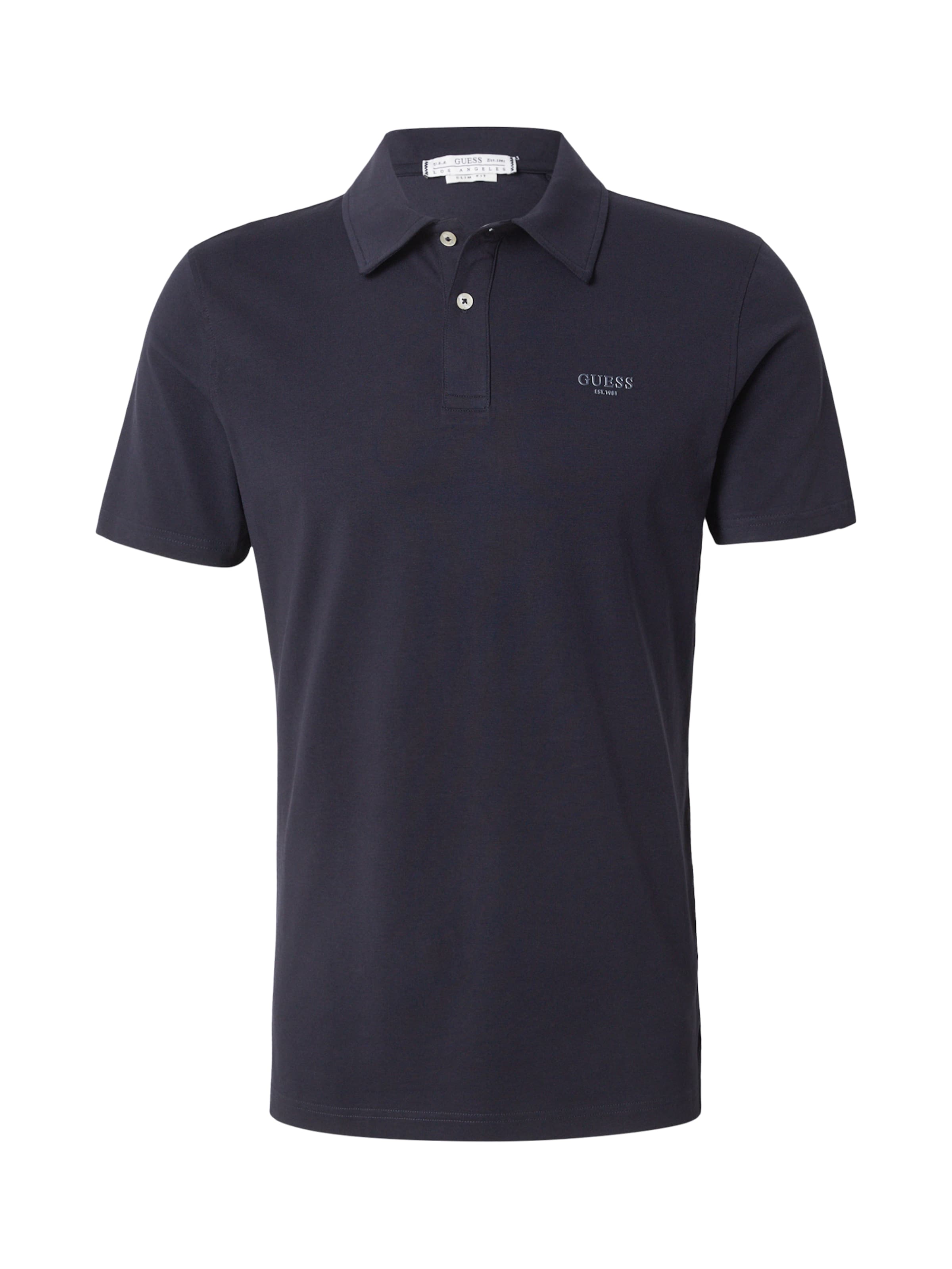 GUESS Shirt 'ESSENTIAL' in Blauw: voorkant