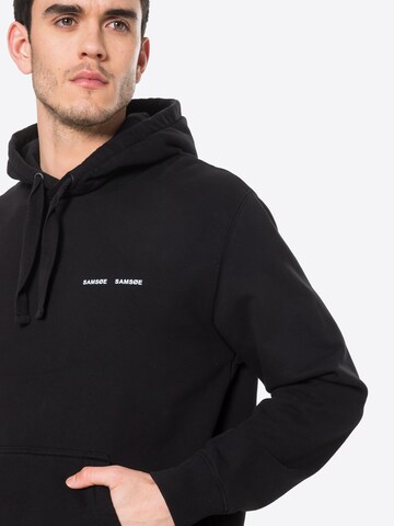 Samsøe Samsøe Hoodie 'Norsbro' in Schwarz