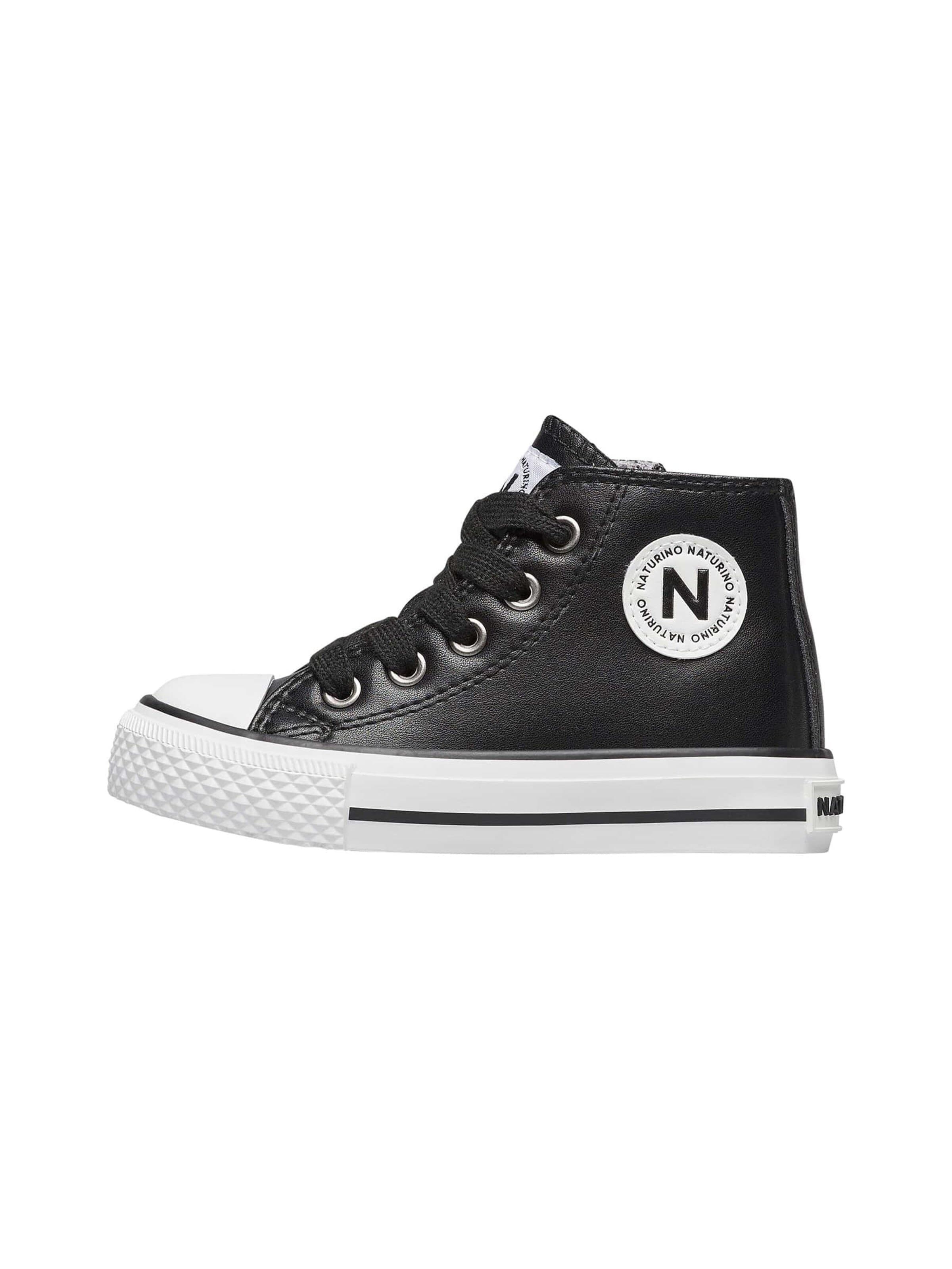 NATURINO Sneakers laag 'YLFAS.' in Zwart