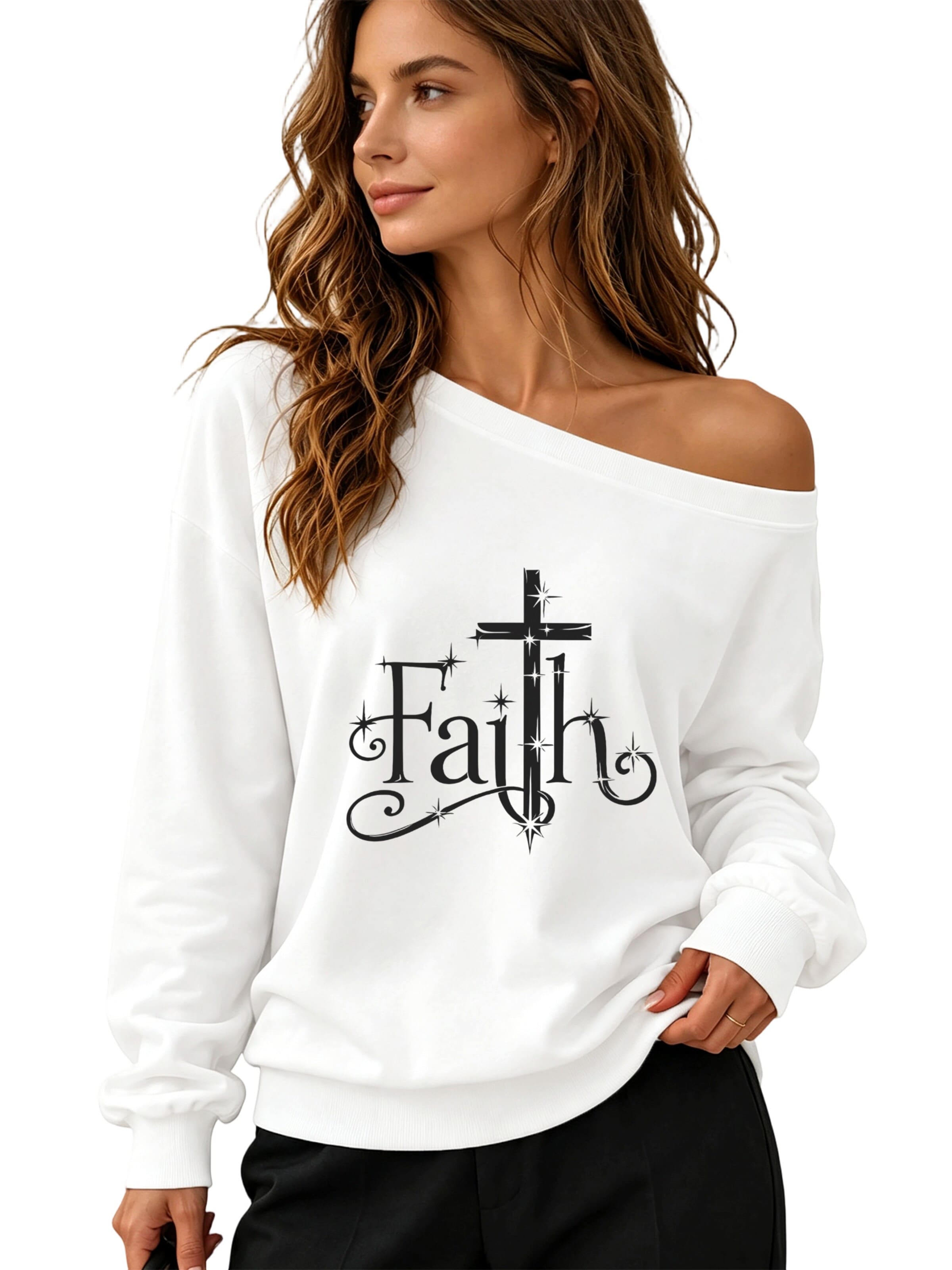 GORHEY Sweatshirt in White: front