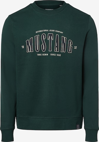 MUSTANG Sweatshirt 'Ben' in Grün: predná strana