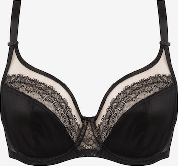 Invisible Soutien-gorge '1081' Vivisence en noir : devant