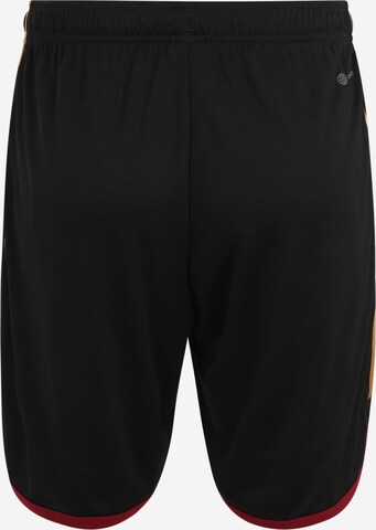 ADIDAS PERFORMANCE Regular Workout Pants 'Germany 22 Away' in Black