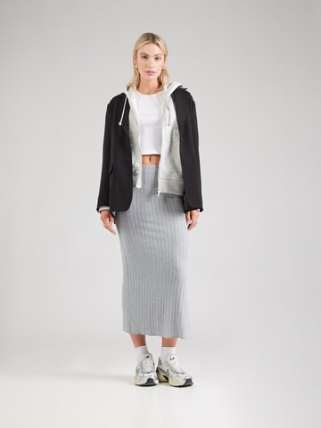 PIECES Skirt 'PCIRIS' in Grey