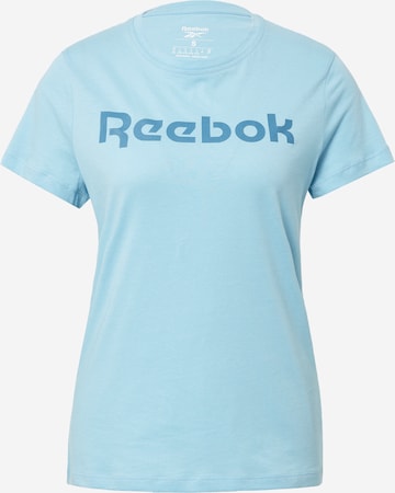 Reebok Sport Toiminnallinen paita värissä sininen: edessä