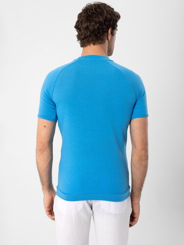 T-Shirt 'Basic' Antioch en bleu