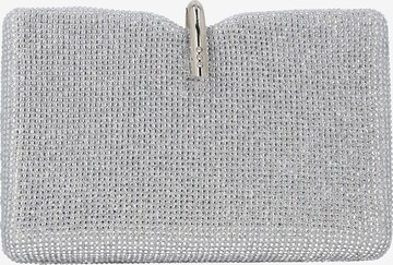 usha BLACK LABEL Clutch in Silver: front