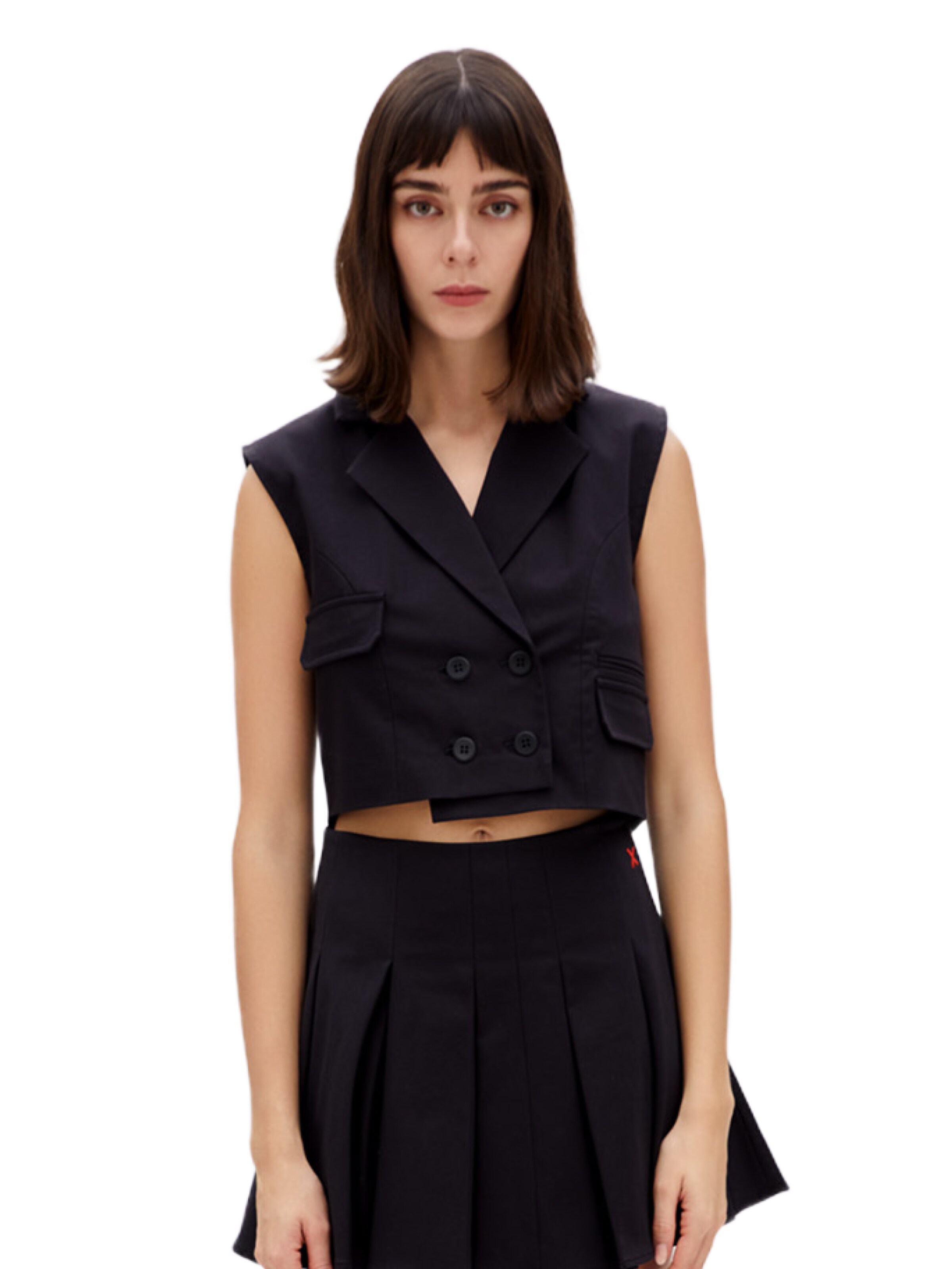 PCFG Weste in Schwarz: Vorderseite