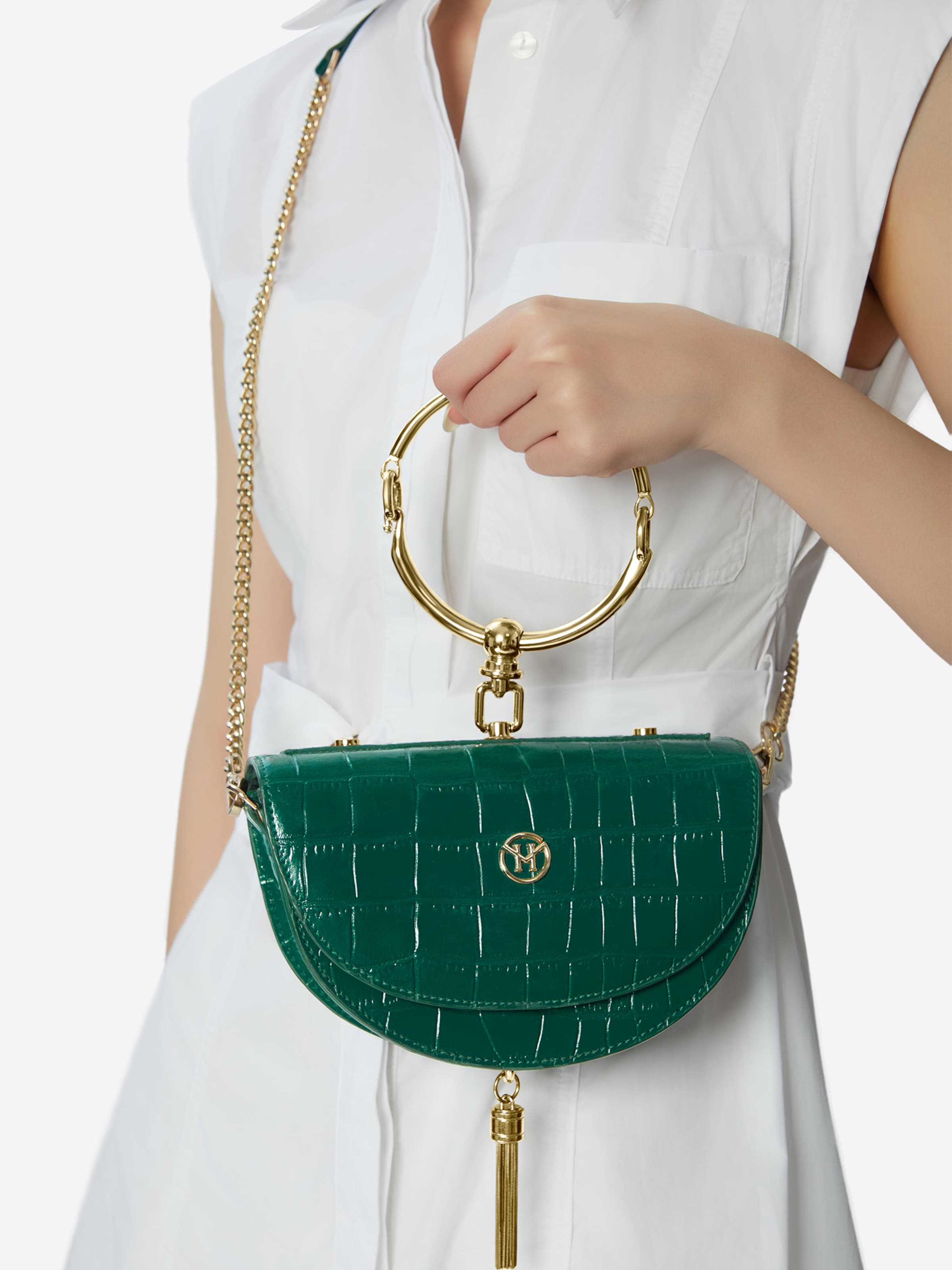 Borsa a mano di Victoria Hyde in verde