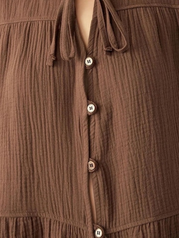 Camicia da donna di Hiccup in marrone