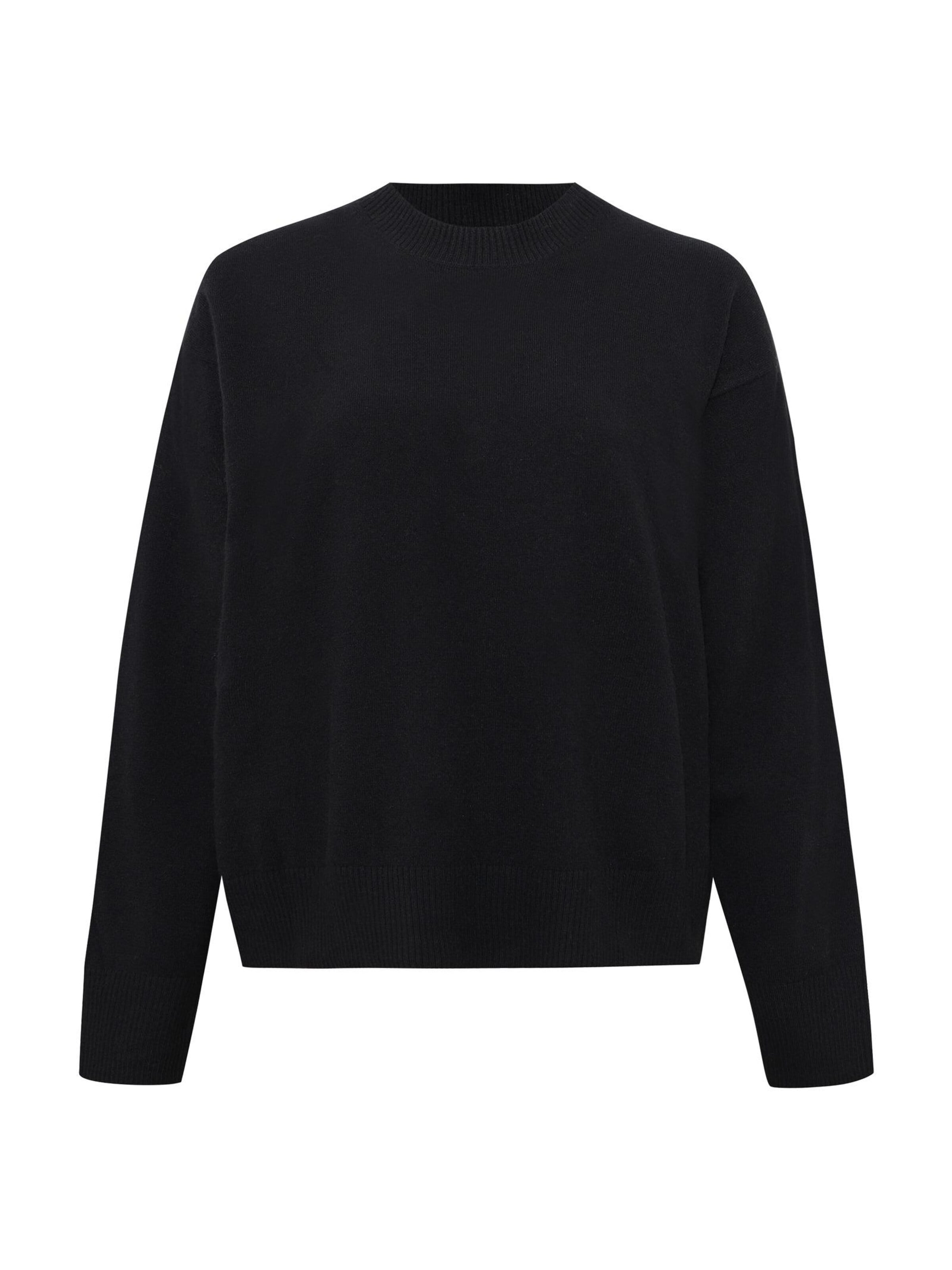 Antargo Pullover 'Imani'‌‌‌ in Schwarz: Vorderseite