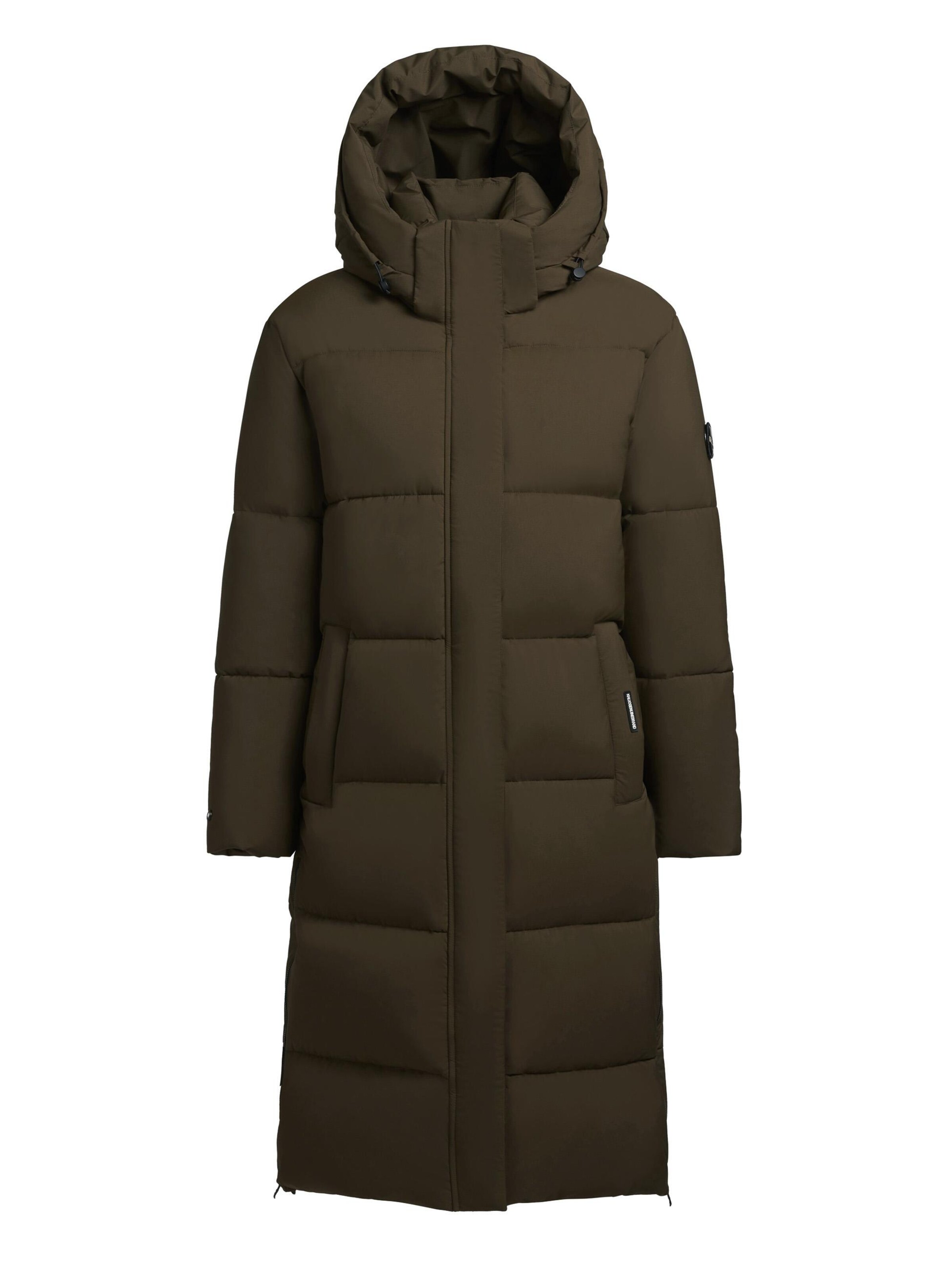 khujo Wintermantel 'Rachel Matt-YM' in Groen: voorkant