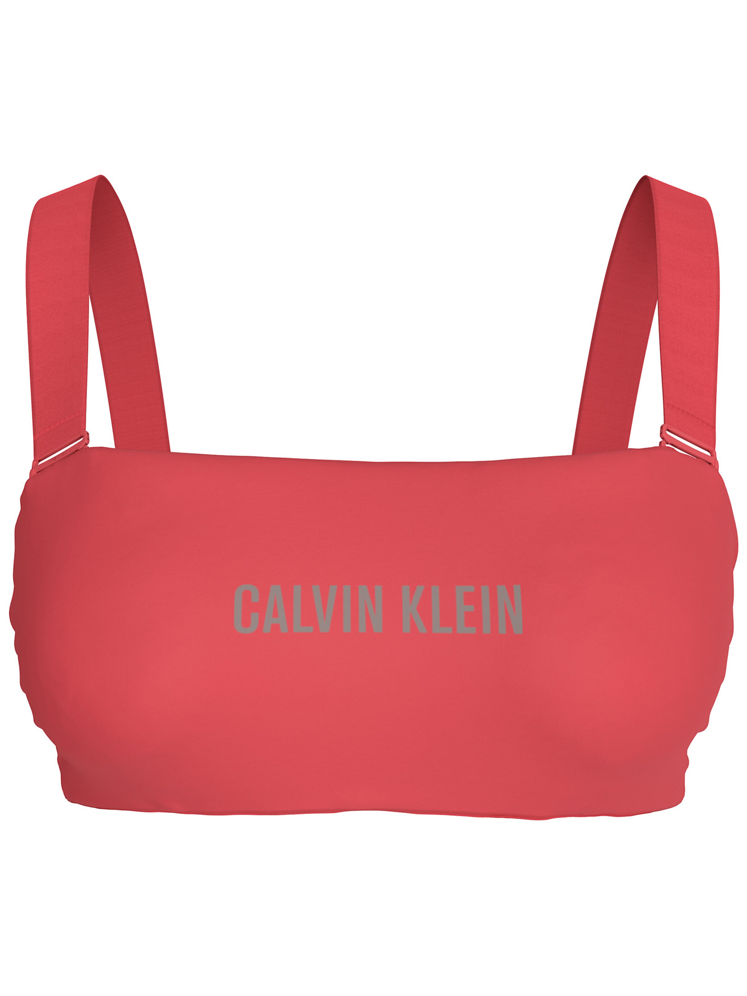 Bandeau Hauts de bikini 'Intense Power' Calvin Klein Swimwear en rose : devant