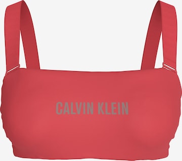 Calvin Klein Swimwear Bikini top 'Intense Power' in Pink: front