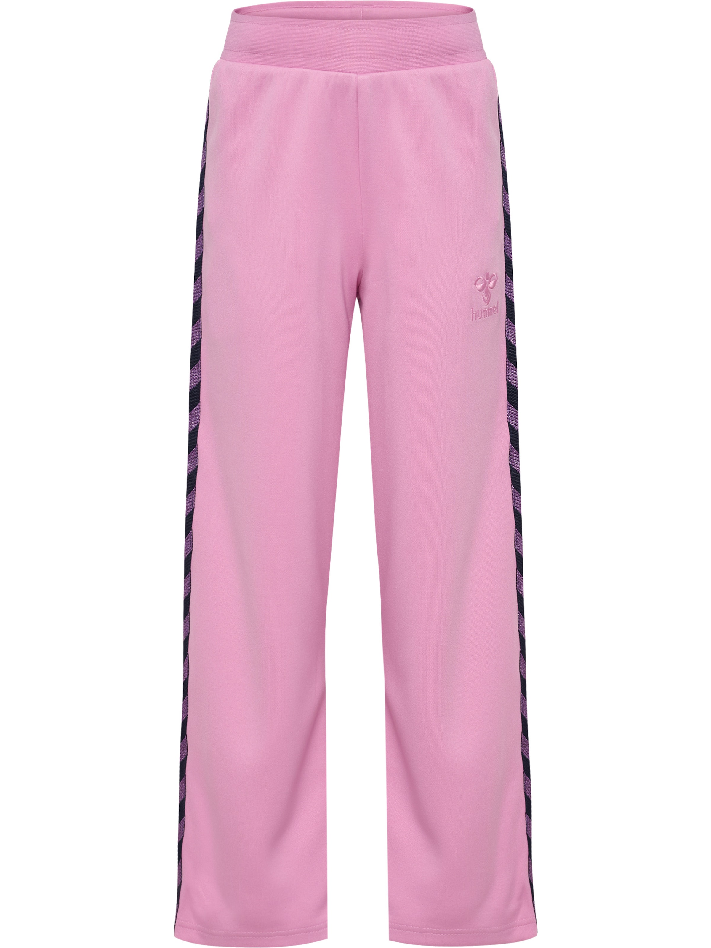Hummel Wide Leg Bukser i pink: forside