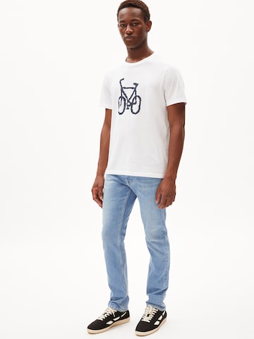 ARMEDANGELS Slimfit Jeans 'IAAN' in Blauw