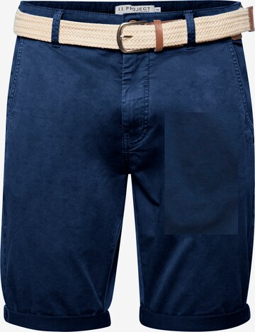 11 Project Regular Broek 'Fribus' in Blauw: voorkant