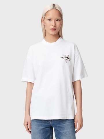 AllSaints Μπλουζάκι 'PENTACLE ETTA' σε λευκό