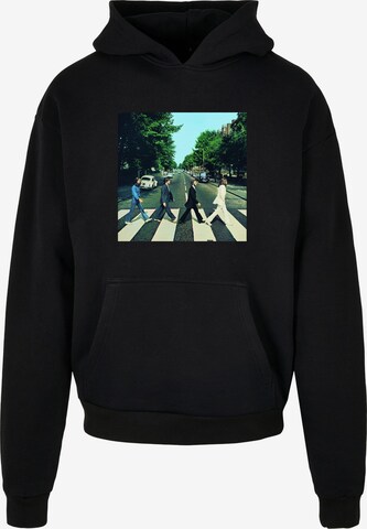 Merchcode Sweatshirt ' Beatles - Album Abbey Road' in Zwart: voorkant