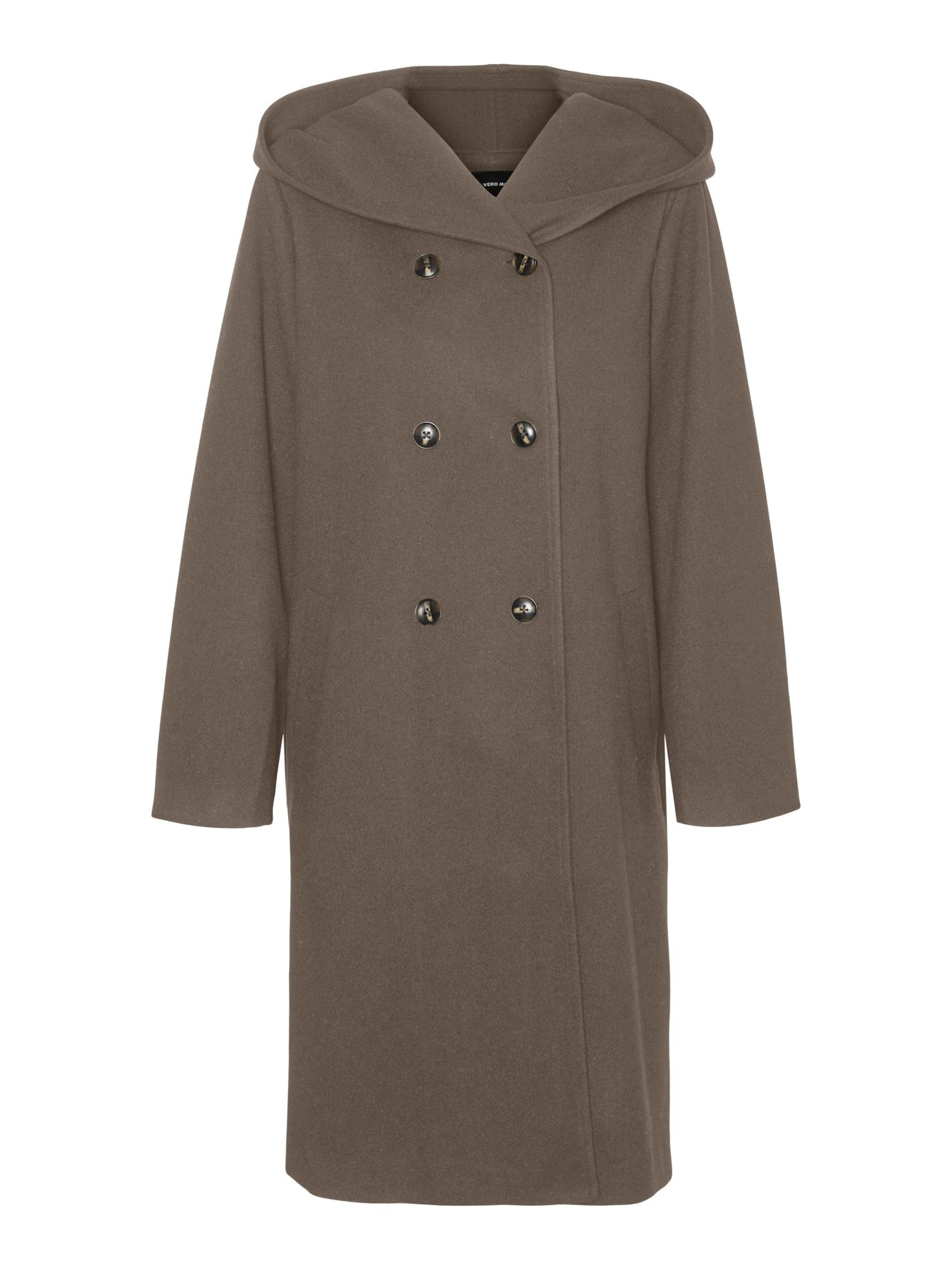 Manteau mi-saison VERO MODA en marron : devant