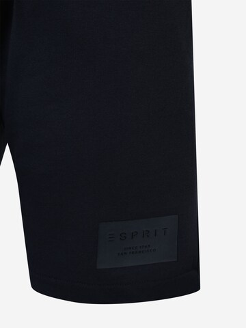 Esprit Big Size Regular Pants in Blue