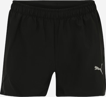 PUMA - regular Pantalón deportivo en negro: frente