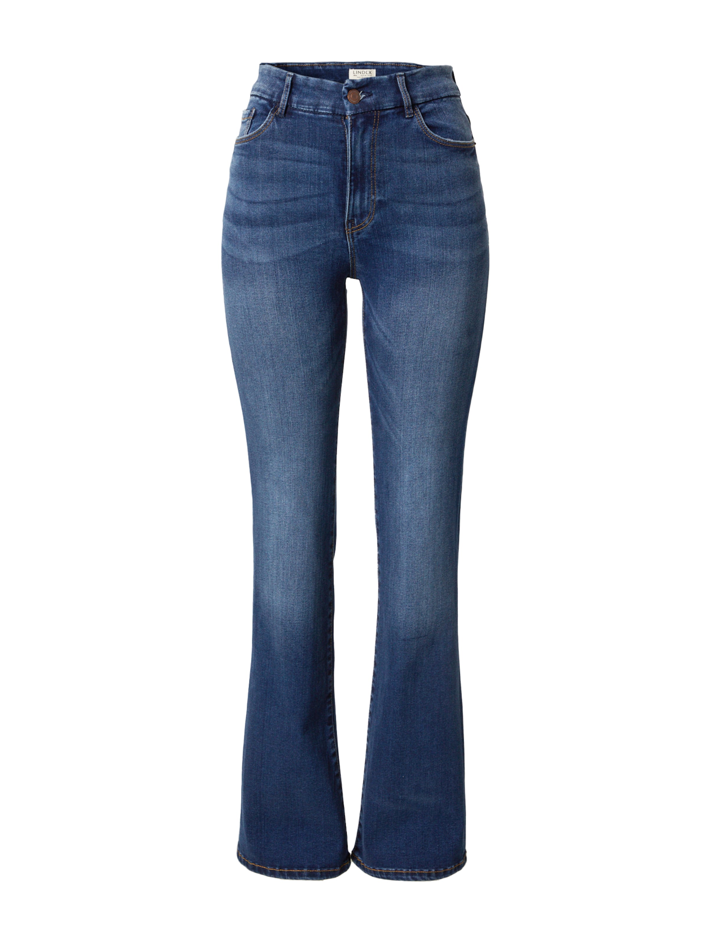 Lindex Zvonový Džíny 'Mira' – modrá: přední strana