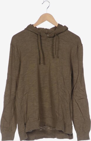 H&M Sweatshirt & Zip-Up Hoodie in M in Green: front