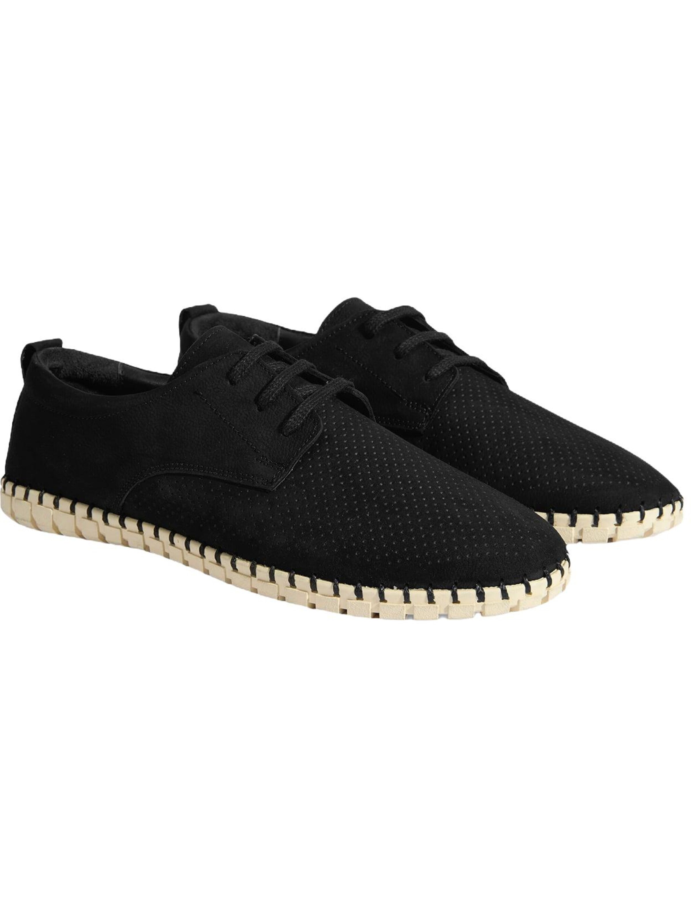 Desa Slip On 'Beleg'‌‌‌‌‌‌‌ in Schwarz: Vorderseite
