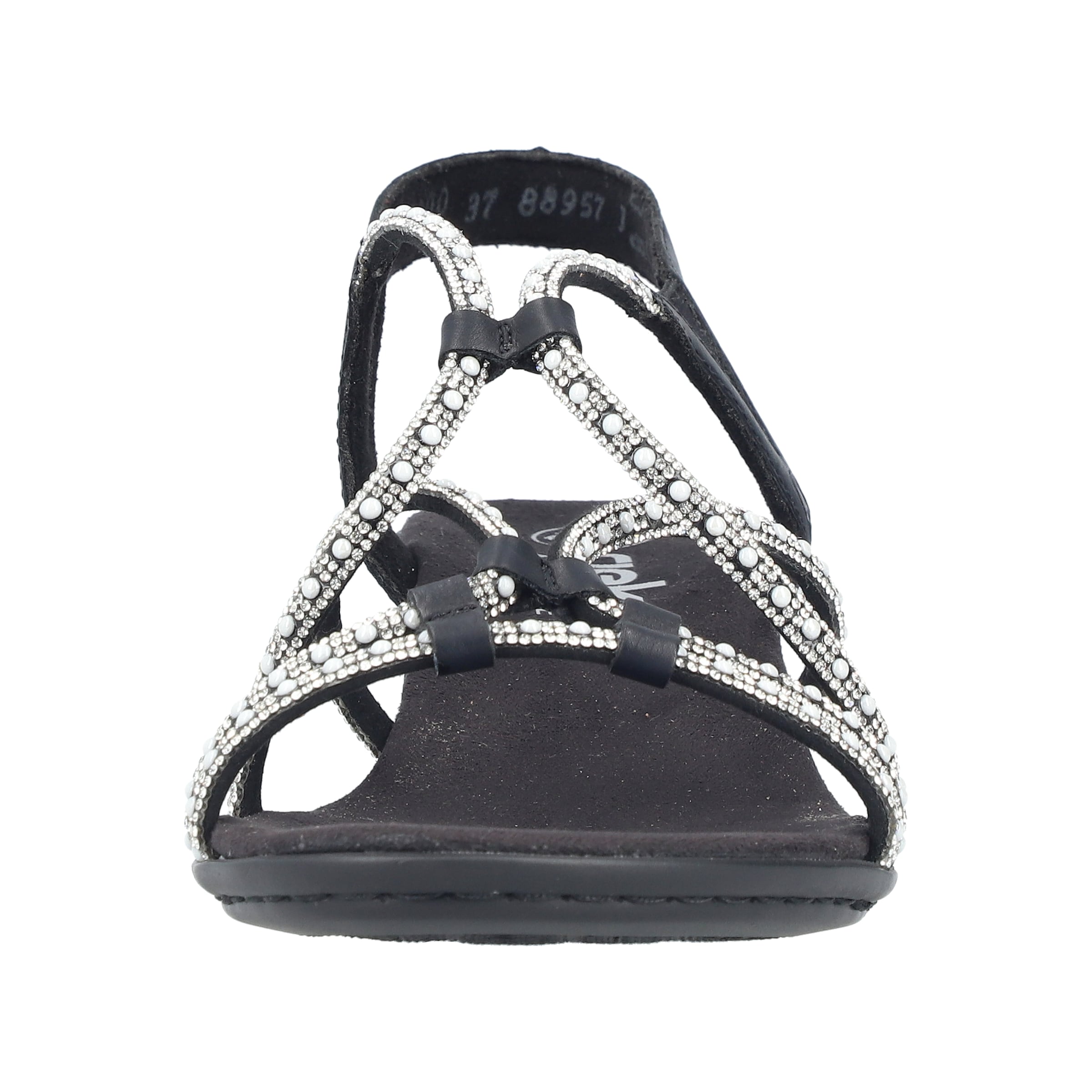Rieker Strap Sandals '64970 ' in Black