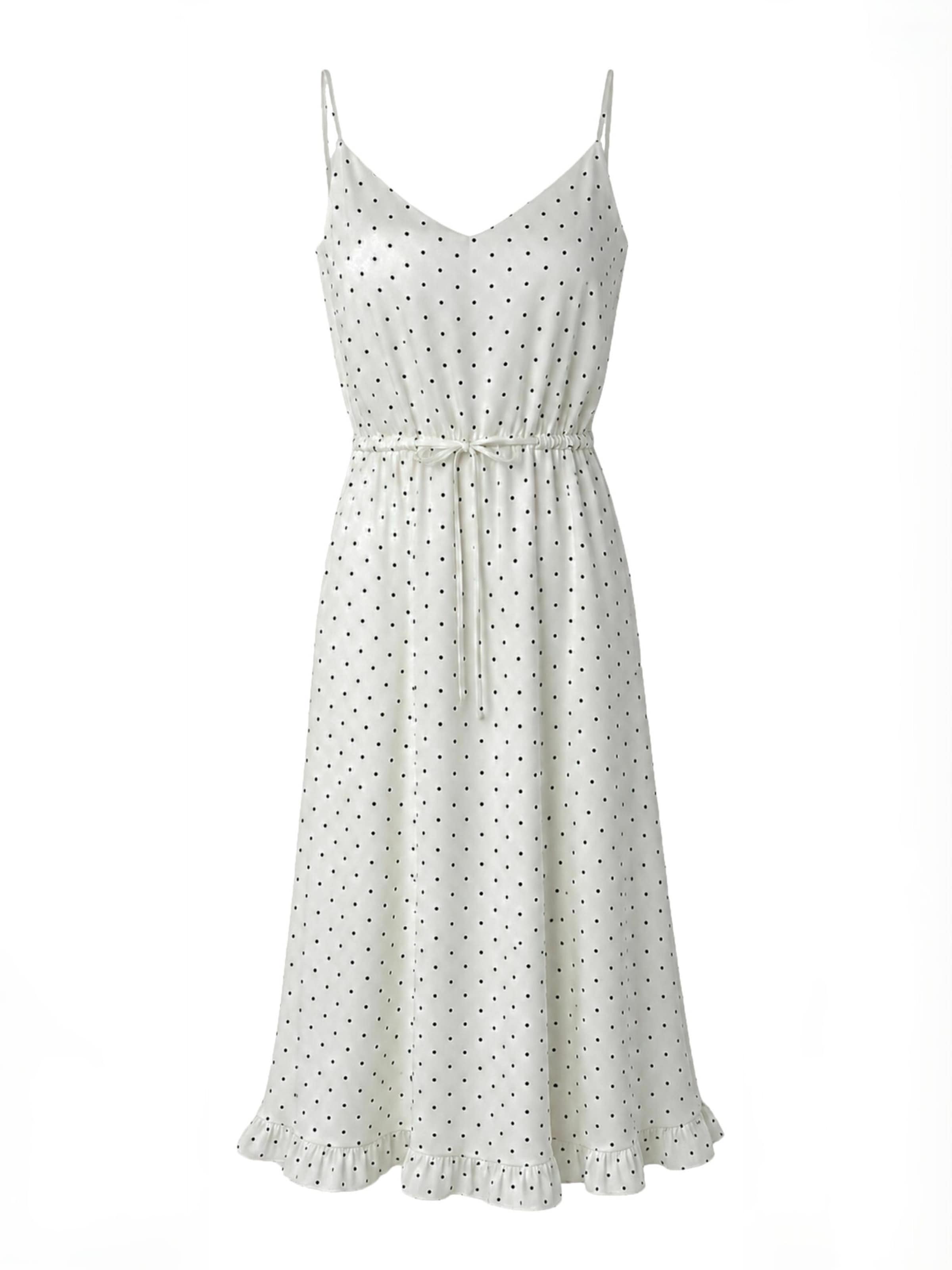 Coster Copenhagen - Vestido ' Dot ' en blanco: frente