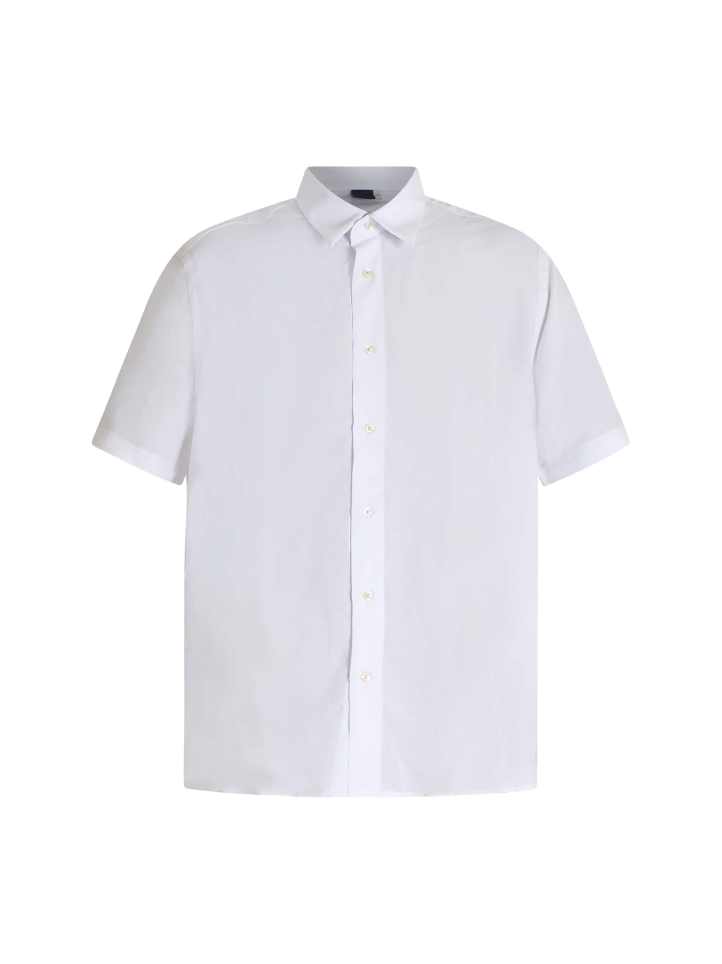 LOW BRAND Regular fit Overhemd in Wit: voorkant