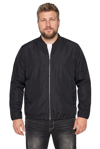 Men Plus Between-Season Jacket in Black: front