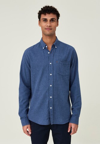 Lexington Regular fit Button Up Shirt 'PETER LIGHT' in Blue: front