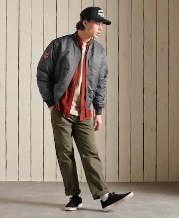 Superdry Between-Season Jacket 'MA1' in Grey