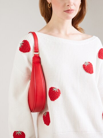 Pull-over HOLLISTER en blanc