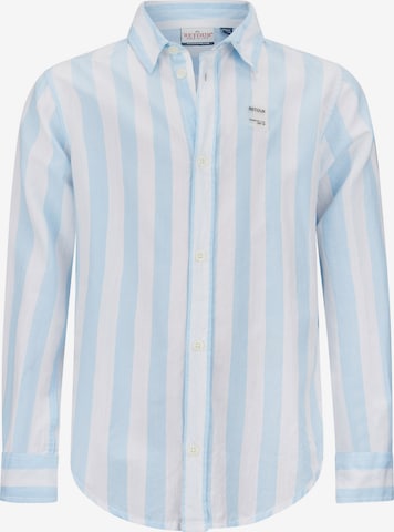 Retour Jeans Regular fit Button Up Shirt 'Dion' in Blue: front