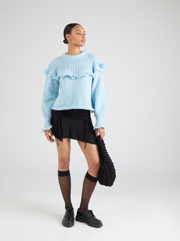 PIECES Trui 'PCRIKKA' in Blauw